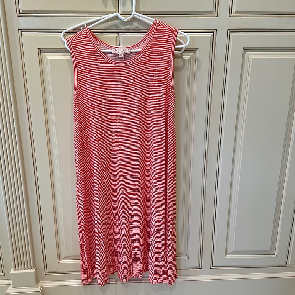 Philosophy sleeveless jersey dress